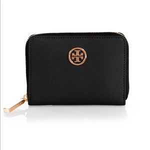 Tory Burch Robinson Zip Saffiano wallet